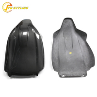 Couvre-dossier de siège en fibre de carbone sèche G80 pour BMW M3 G80 G81, pièces automobiles en carbone véritable, accessoires intérieurs, kits de voiture, à coller, 2 pièces/ensemble