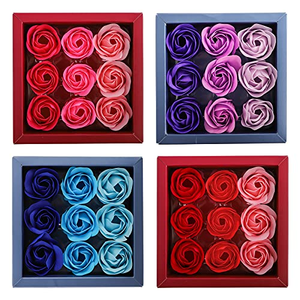 Boîte cadeau de fleurs de savon parfumées à la rose OEM 2026 pour la fête des mères, la Saint-Valentin, un cadeau de mariage - Product Image 4