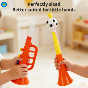 Trombetta Classica in Plastica per Bambini, Giocattolo Colorato per Tifo Sportivo, Accessorio Sicuro per Feste, Fischietto Rumoroso per Bambini e Tifosi - Product Image 5
