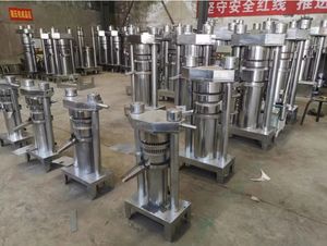 Machine automatique à presser l'huile de sésame de tournesol de noix de cacao de liqueur de beurre d'huile hydraulique à presser à froid - Product Image 4