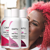 Coloration Capillaire Semi-Permanente Professionnelle Marque Blanche en Gros Rose Tendance Acide Brillant Liquide