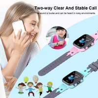 Montre connectée pour enfants Z1 avec GPS LBS, écran tactile, carte SIM, appels téléphoniques, étanche, avec caméra