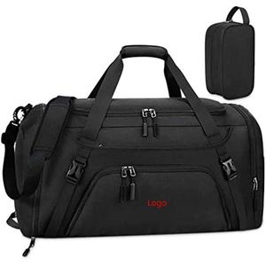 Travel Duffel <b>Bags</b> with Shoe <b>Compartment</b> New Custom Duffel <b>Bag</b> for Women Men 40L Waterproof Sports <b>Bags</b> - Product Image 1
