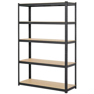 أرفف سوداء مع 5 أرفف قابلة للتعديل ، من من نوع x 90x40 - Product Image 1