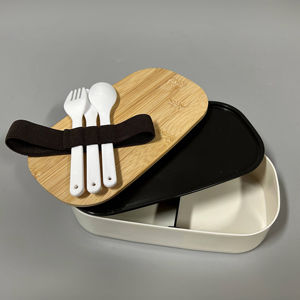 Boîte à lunch écologique en fibre de bambou pour adultes et enfants Vente en gros - Product Image 5