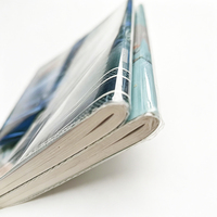 Cahier d'exercices personnalisé A5 à piqûre à cheval avec couverture souple imprimée CMJN et pages lignées pour étudiants – Vente en gros, Fournisseur OEM