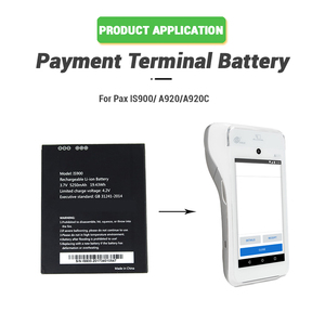 <span class=keywords><strong>Cowon</strong></span> vente en gros 3.7V 5250mAh remplacement Lithium Ion Li-ion IS900 batterie pour PAX A920 A920C POS Terminal Machine - Product Image 3