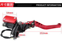 Pit Dirt Bike moto haute poussée CNC 7/8 ''22mm frein embrayage maître-cylindre réservoir levier