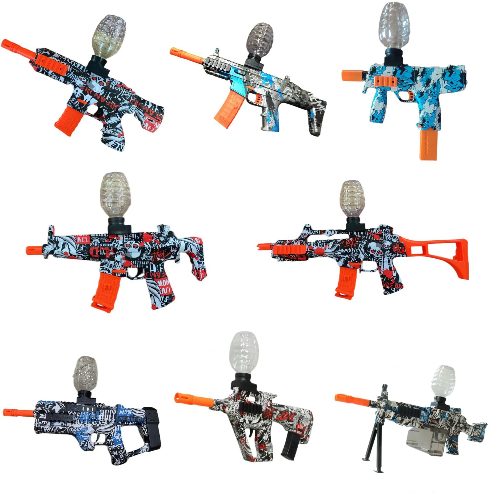 Proiettili d'acqua elettrici Gel Splatter pistola a sfera pistole Blaster giochi di tiro automatico modello pistola giocattolo