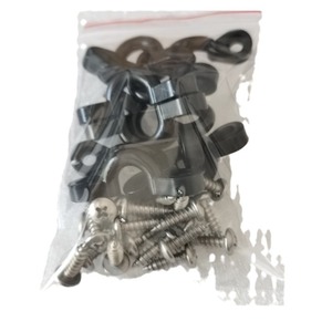 Accesorios para tiendas de campaña, gancho en forma de C con tornillo de acero inoxidable para tiendas de campaña al aire libre, barcos, kayaks, juego de 10 piezas - Product Image 5