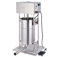 Nouvelle machine à saucisses électrique commerciale entièrement automatique en acier inoxydable 304 grande capacité 100 kg/h monophasée 220V