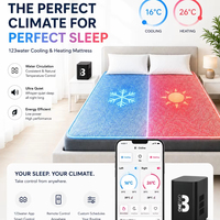 Surmatelas rafraîchissant et chauffant à double zone de température, système de sommeil intelligent pour hôtel et usage domestique