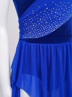 Costume de danse lyrique pour filles de 6 à 16 ans, tenue de danse pour la danse moderne, compétition de danse, cours de danse, fête, spectacle sur scène
