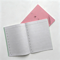 Cahier d'exercices scolaire personnalisé 160x210mm, carnet d'étudiant à reliure piquée, pages lignées, livre d'écriture, fournitures scolaires OEM en gros