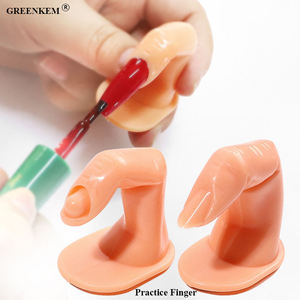 Professionnel Nail Art Formation Main et Pied Pratique <span class=keywords><strong>Faux</strong></span> Silicone Main Mannequin Pieds Nail Art Mains - Product Image 2