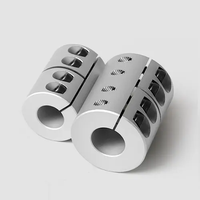 Accouplement monobloc rigide en acier à moyeu fendu, alésage 10 mm, 1000 tr/min, OEM, certifié ISO 9001:2008, couple 100 Nm, demi-axe