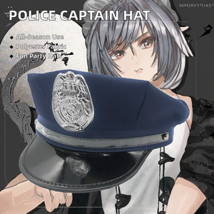 Accessoires de cosplay en polyester pour adultes, chapeaux de capitaine pour les fêtes d'Halloween - Product Image 2