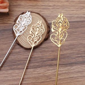 Qiyifeng accessori fai da te palazzo passo agitazione forcina antico materiale in lega di ferro tondino (09831) - Product Image 2