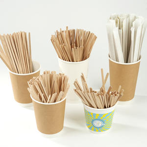 Agitadores de madera de fábrica, diferentes tamaños, 140mm, 178mm, 190mm, agitadores de café, té, miel, mezcladores, agitadores de café, logotipo personalizado - Product Image 2