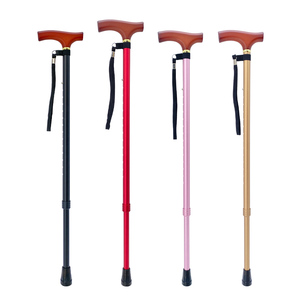 Bastón resistente ajustable con base antideslizante y construcción de 2 secciones para caminar fácilmente - Product Image 4