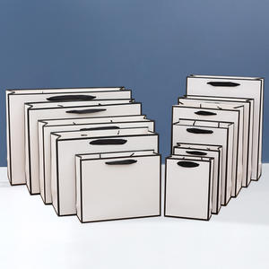 Customized logo Thickened Kraft Bags, White Cardboard Bags, Clothing Packaging Bags, Gift Bags, Souvenir Conservation <b>Paper</b> Bags - Product Image 4