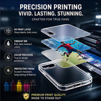 Coque de téléphone personnalisée avec motif de jeu de football, style tendance, coques de téléphone en TPU pour Iphone, Samsung, Huawei, Xiaomi, Oppo, Vivo