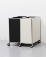 Meuble de rangement modulaire pliable et extensible en acier inoxydable, personnalisable, moderne et écologique, du fabricant d'origine