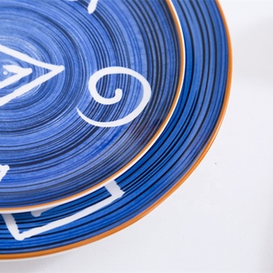 Vintage Home Hand-painted Ceramic <b>Plate</b> Western Steak <b>Plate</b> - Product Image 4