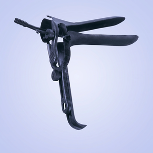 Speculum vaginal en acier inoxydable Graves avec tube d'évacuation des fumées, support pour échantillons chirurgicaux, instrument médical de classe II SSI-SS-0025 - Product Image 1
