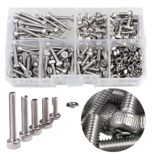 Kit di Viti a <span class=keywords><strong>Testa</strong></span> Piatta con Esagono Incassato in Acciaio Inox M3, <span class=keywords><strong>Bulloni</strong></span> e Dadi Assortiti, Set di Elementi di Fissaggio Hardware - Product Image 5