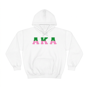 Sudadera con Capucha Blanca para Mujer con Estampado de Letras Rosas y Verdes en la Parte Delantera, Corte Regular, Ropa Casual de Otoño - Product Image 1