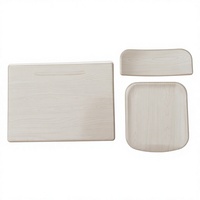 Mobilier scolaire à panneau de bureau unique de conception simple pour l'extérieur meulage de copeaux de bois Tables et chaises à vendre