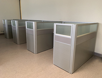 Poste de travail de bureau modulaire flexible avec cloison acoustique pour personnel - Fabrication usine