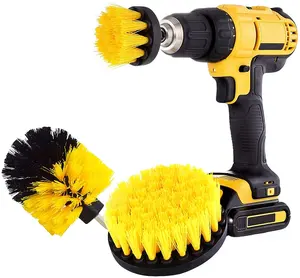 Drill Brush for Car Wash and Bathroom Cleaning Kitchen Cleaning Brush  Bathroom Electric Drill Cleaning Brush - China Drill Brush, Drill Brush Set