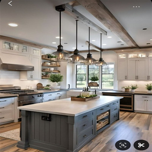 CBMmart <span class=keywords><strong>Cucina</strong></span> Moderna Completamente Modulare Personalizzata con Grandi Isole, Stile Shaker, Set Completo di Mobili per <span class=keywords><strong>Cucina</strong></span> - Product Image 3