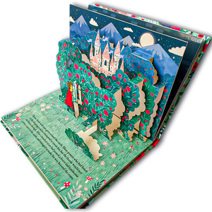 Impresión de libro emergente 3D personalizada para niños, diseño de libro de cuentos interactivo DIY de tapa dura con diseño de cuento de hadas - Product Image 3