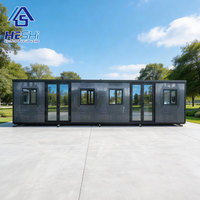 Yerel Standartlar 40Ft 20Ft Prefabrik Genişletilebilir Konteyner Ev 1 2 3 4 5 Yatak Odalı Modern Mutfaklı Mobil Ev Kabin