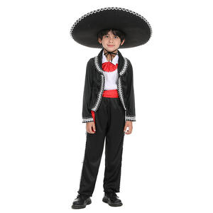 2024 Venta caliente carnaval Halloween niños México Festival tradicional ropa niños niñas Fiesta Mexicana disfraces de vacaciones - Product Image 6