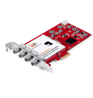 Carte TV satellite numérique PCI HONDAO TBS6909X DVB-S/S2/S2X 8 tuners avec prise en charge IP pour la télévision en direct FTTH et entrée de fréquence 8 canaux
