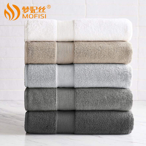 Khăn tắm bông cao cấp, khăn tắm siêu mềm mại đặt may riêng, khăn tắm khách sạn 100% cotton <span class=keywords><strong>terry</strong></span> - Product Image 1