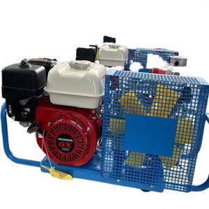 Compresseur de plongée à quatre cylindres à refroidissement par ventilateur, pompe à piston haute pression, compresseur d'air respiratoire électrique pour la plongée - Product Image 4