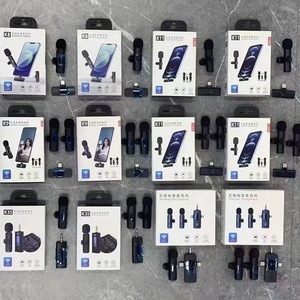 Chuyên Nghiệp Xách Tay Không Dây Ve Áo Lavallier Microphone K8 K9 K11 K35 Mini Mic Cho Điện Thoại Di Động Sống Video - Product Image 2