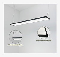 Plafonnier LED encastré pour bureau, en aluminium, angle de faisceau 120°, température de couleur 3000K/4000K/6500K, garantie 5 ans