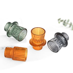 Modern Colorful <strong>Glass</strong> <strong>Candle</strong> <strong>Holder</strong> for Taper <strong>Glass</strong> Candlestick Wholesaler - Product Image 3
