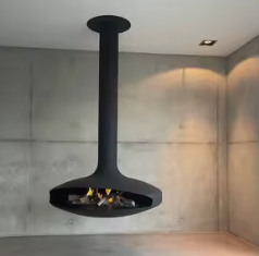 <span class=keywords><strong>Barbecue</strong></span> circulaire suspendu moderne en acier à haute teneur en carbone avec ventilation verticale, <span class=keywords><strong>foyer</strong></span> intérieur OEM à 360 degrés - Product Image 3