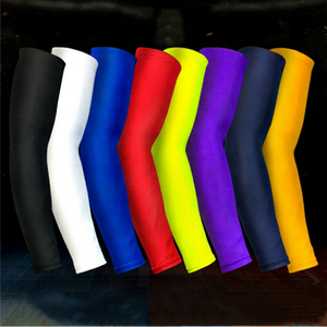 Manchons de protection anti-UV colorés pour le cyclisme, la course à pied et les activités de plein air, unisexes, adultes, légers, en spandex/polyester compressif - Product Image 6