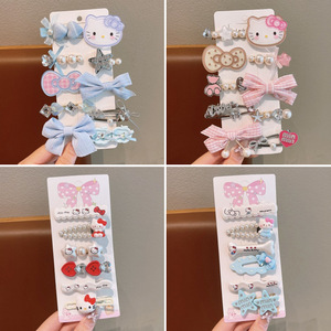 Simpatica Clip per Capelli di <span class=keywords><strong>Hello</strong></span> <span class=keywords><strong>Kitty</strong></span> per Bambina, <span class=keywords><strong>Accessori</strong></span> per Capelli in Plastica a Cartone Animato per Bambine e Neonate per Frangia e Ciuffi Ribelli - Product Image 2