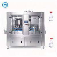 Machine automatique de remplissage et de bouchage de liquides, 12 têtes, bouchon à vis, acier inoxydable, sans bouteille, sans remplissage, pour boissons non gazeuses