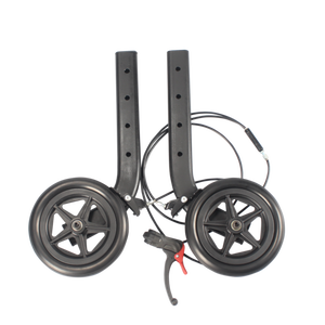 Déambulateur de rééducation professionnel avec double vérin à gaz, pliable, anti-basculement, charge de 150 kg pour les adultes grands - Product Image 5