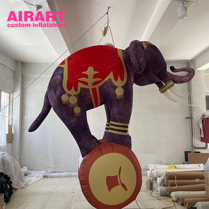 Vendita calda gonfiabile cartone animato elefante pneumatico repairman pallone per attività commerciali - Product Image 5